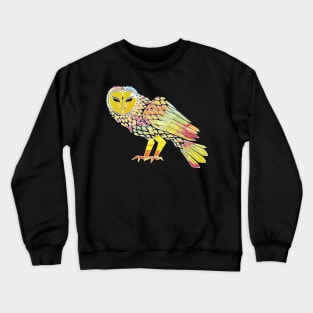 Great owl owl bird t-shirt Crewneck Sweatshirt